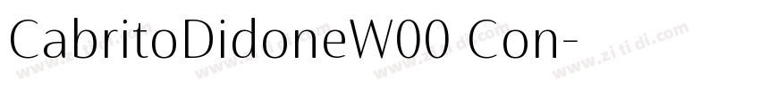 CabritoDidoneW00 Con字体转换